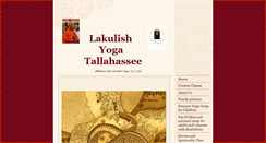 Desktop Screenshot of lakulishyogatallahassee.com