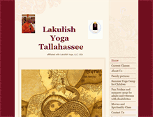 Tablet Screenshot of lakulishyogatallahassee.com